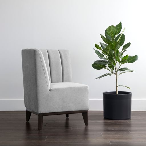 Sunpan Modular Banquette Corner Seat Abbington Navy / Polo Club Stone
