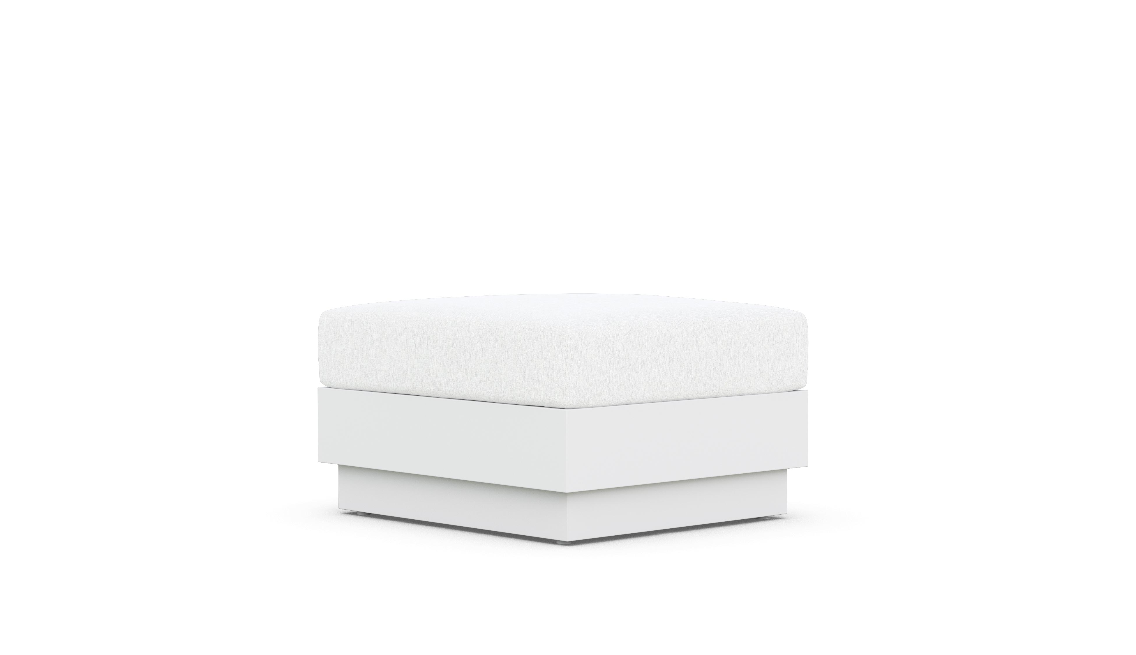 Azzurro Living Porto Ottoman - White