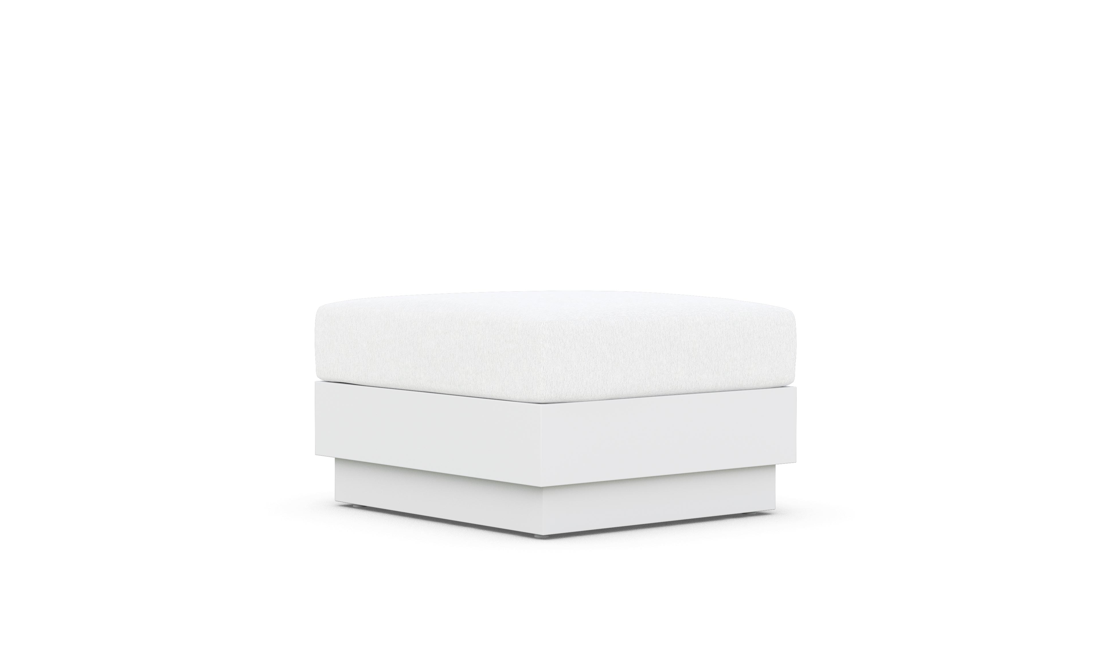 Azzurro Living Porto Ottoman - White