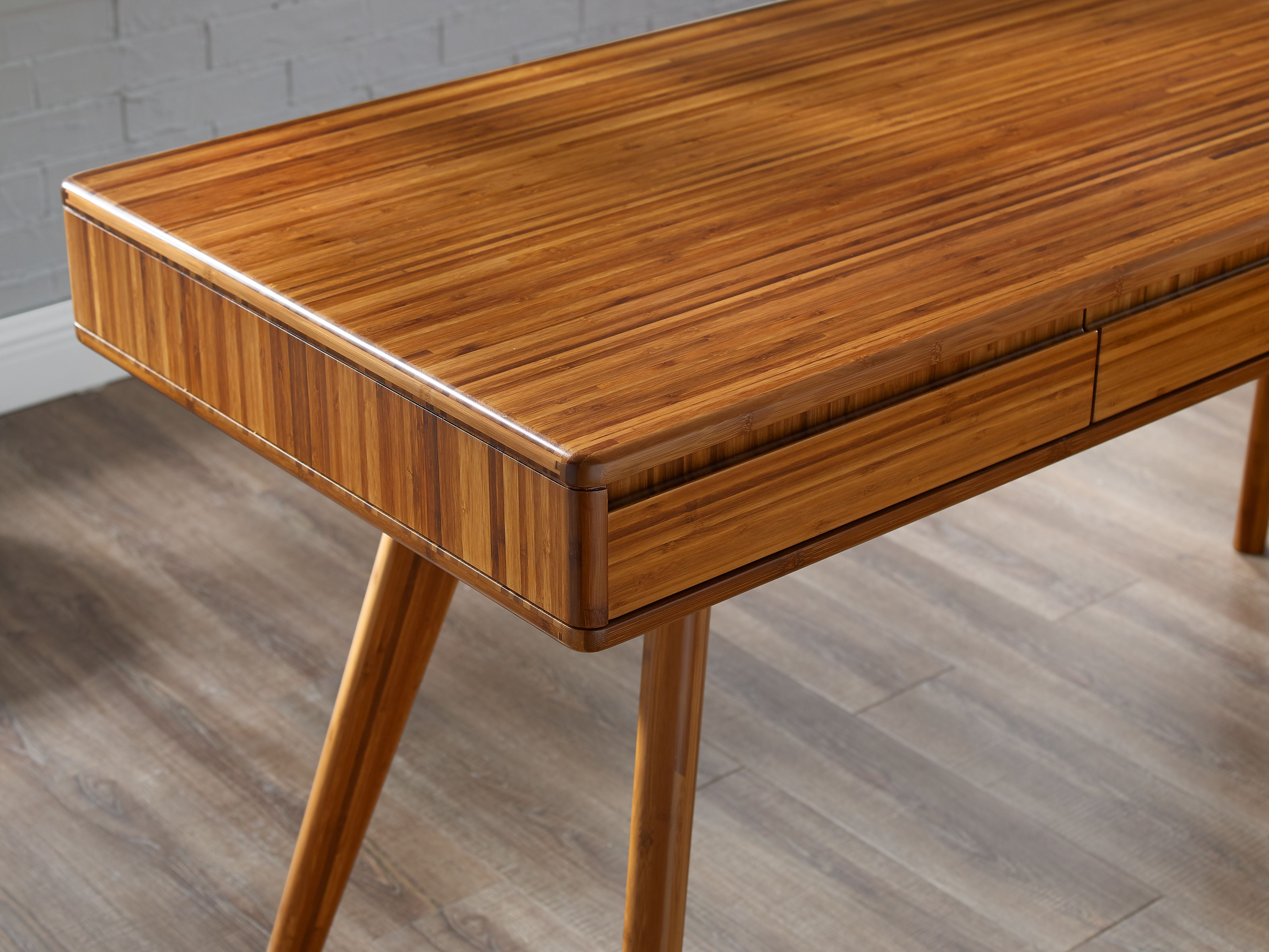 Greenington Currant Writing Desk, Amber / Black Walnut / Caramelized