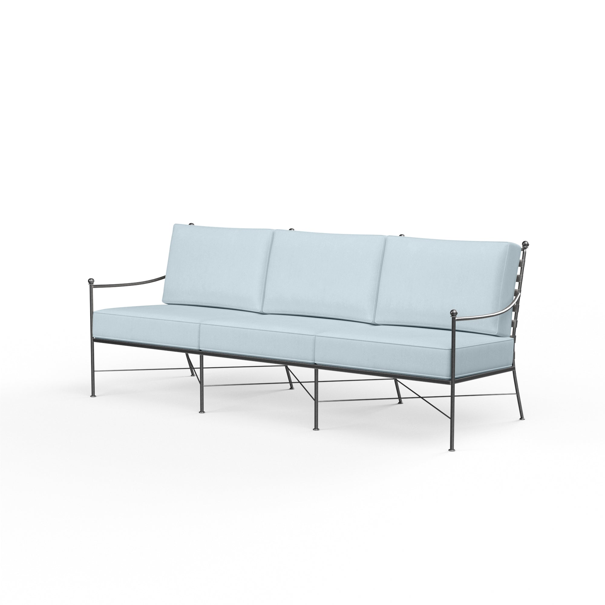 Sunset West Provence Aluminum Sofa with Cushion