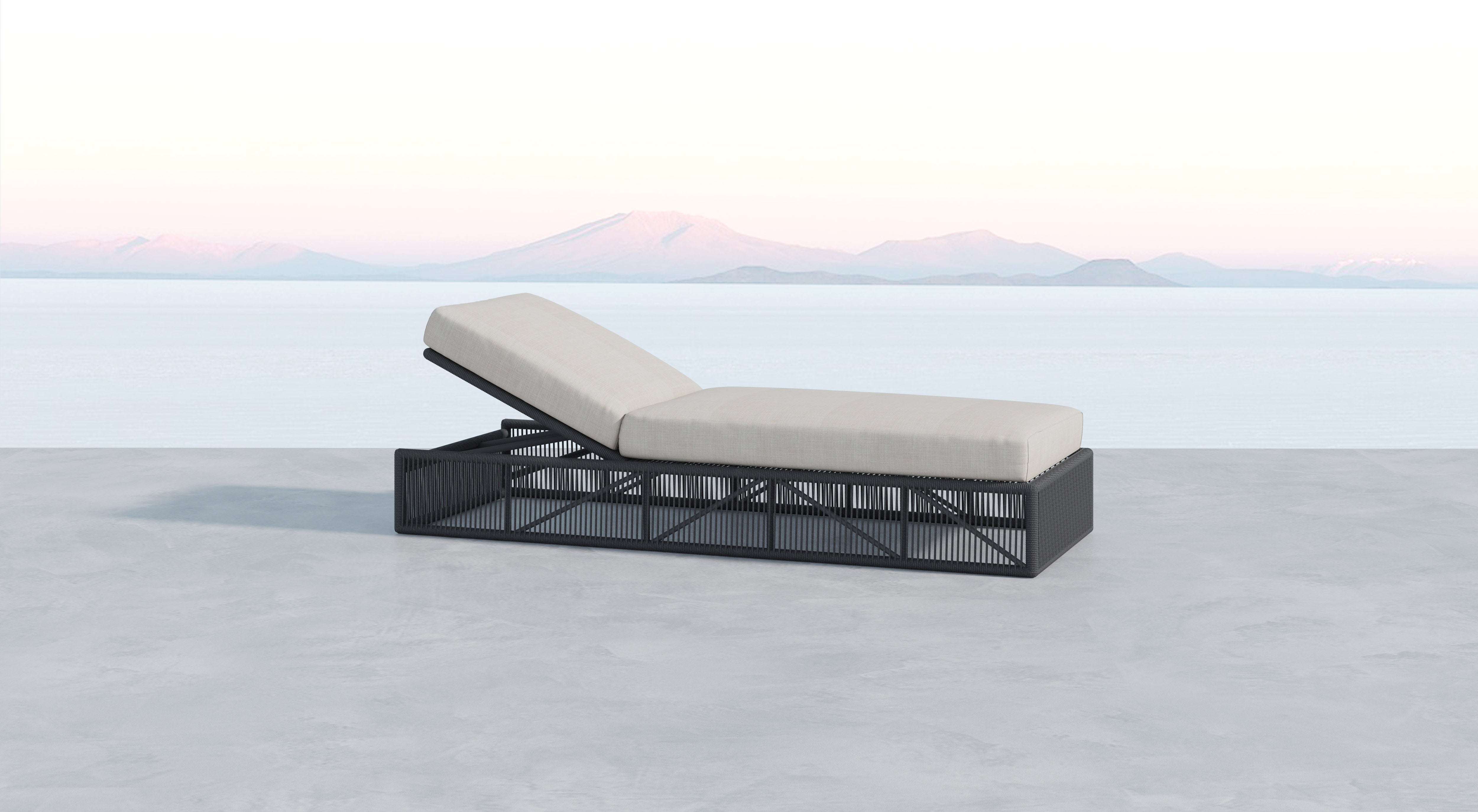Sunset West Milano Adjustable Chaise With Cushion