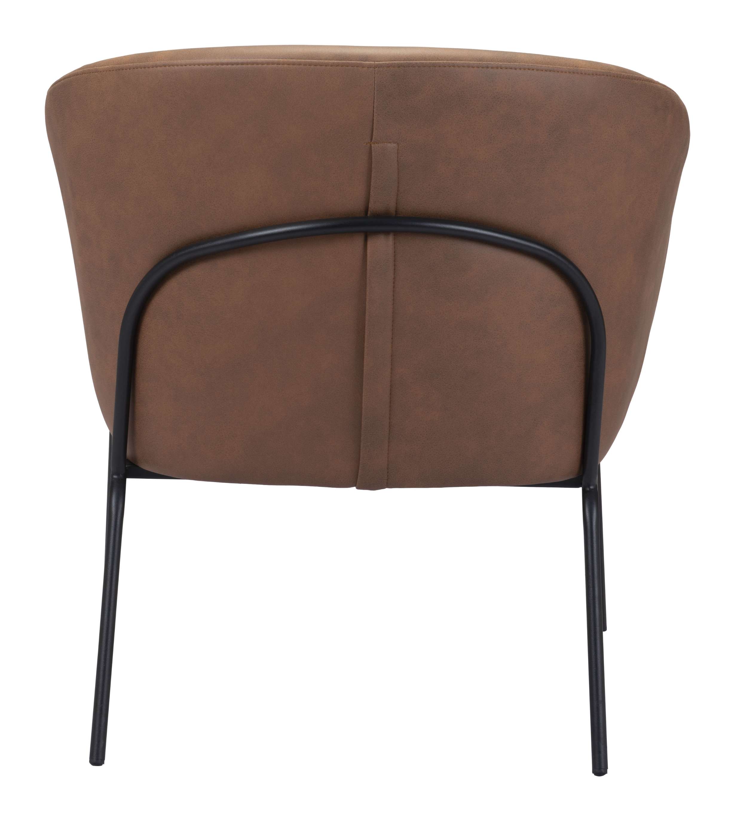 Zuo Modern Quinten Accent Chair Vintage in Brown/Gray