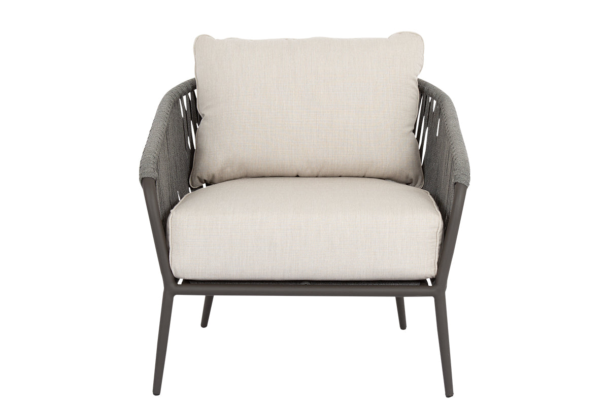 Sunset West Florence Club Chair in Echo Ash, No Welt