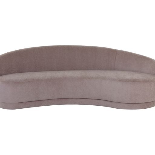 Sunpan Kendra Sofa in Altro Cappuccino / Planet Lilac