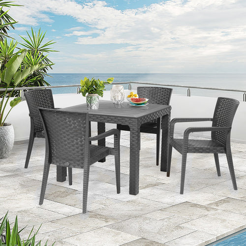 Rainbow Outdoor Alberta 5-Piece Dining Set