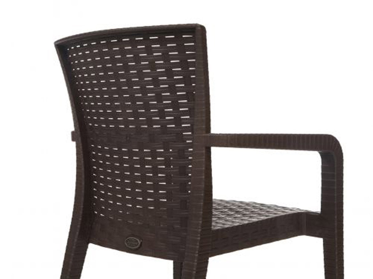 Rainbow Outdoor Alberta 7-Piece Dining Set-Brown