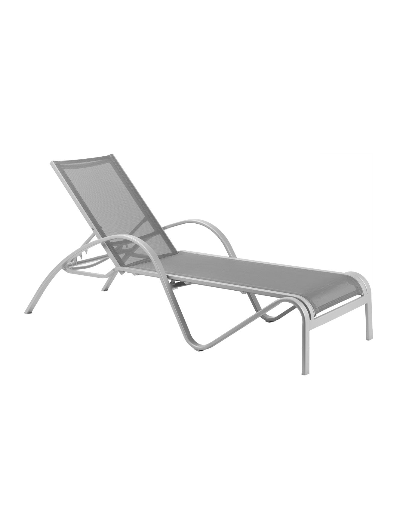 Florida Seating Redington Powdercoated Aluminum Sunlounger