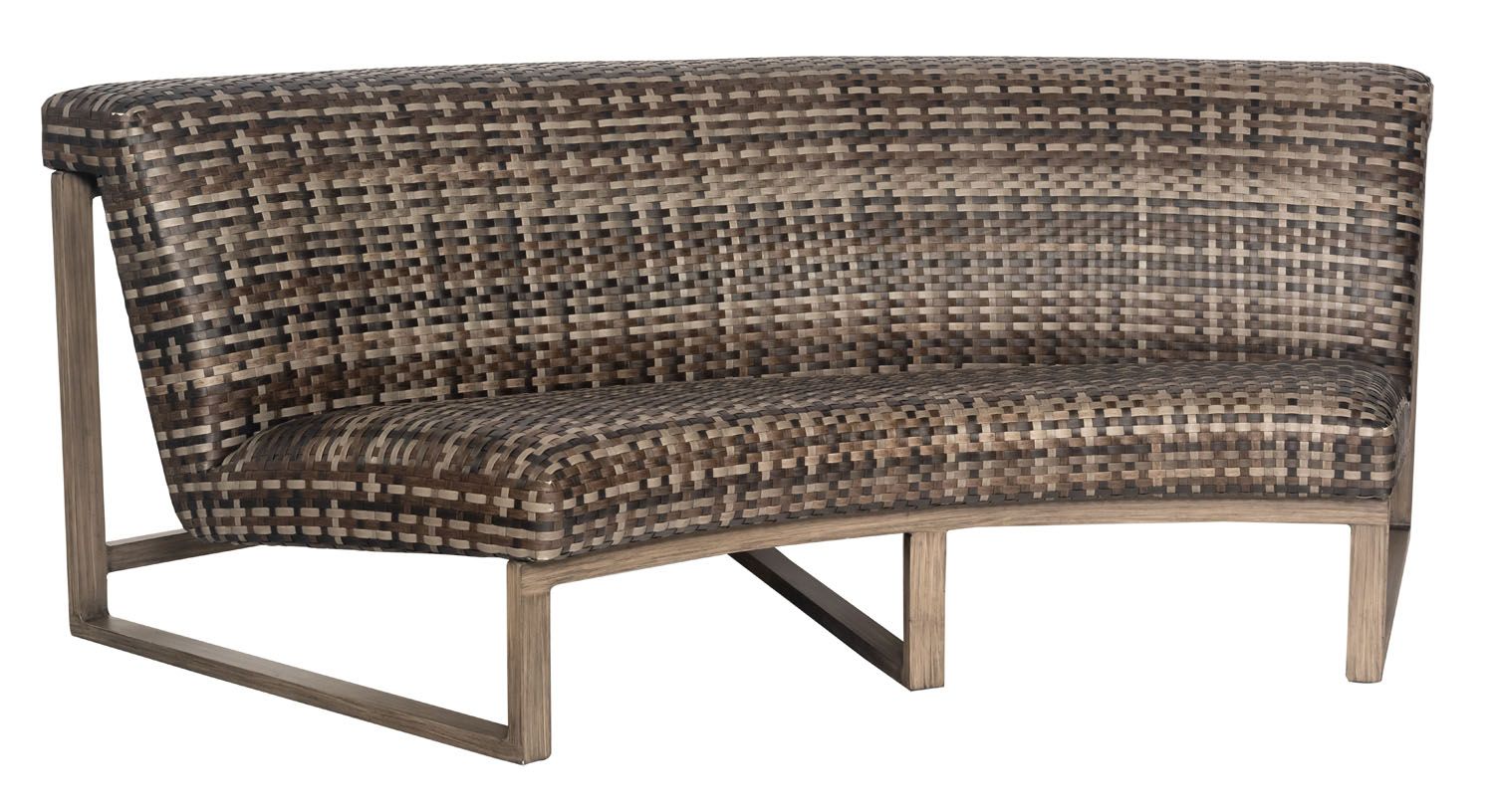 Woodard Reunion Curved Sofa