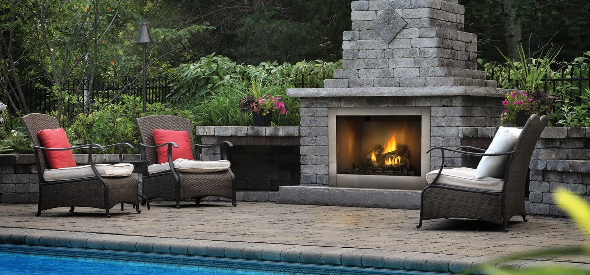 Napoleon Hearth Riverside™ 42 Clean Face Outdoor Fireplace