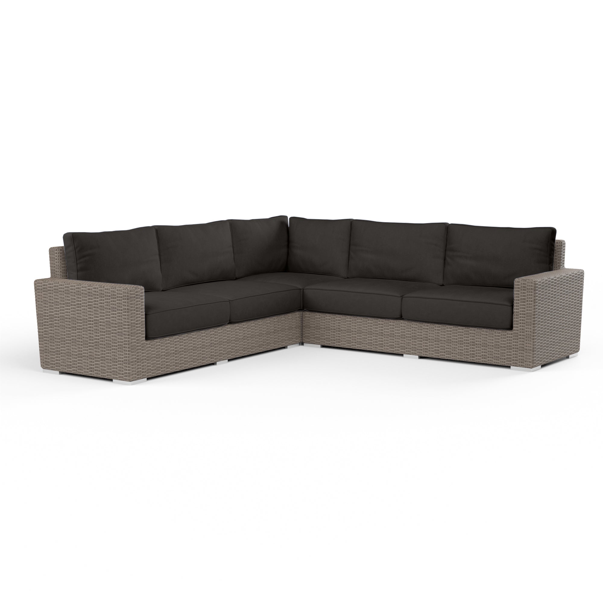Sunset West Coronado Wicker Sectional With Cushions