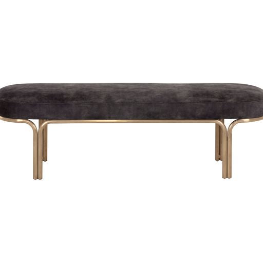 Sunpan Gwen Bench Nono Cream / Nono Shitake