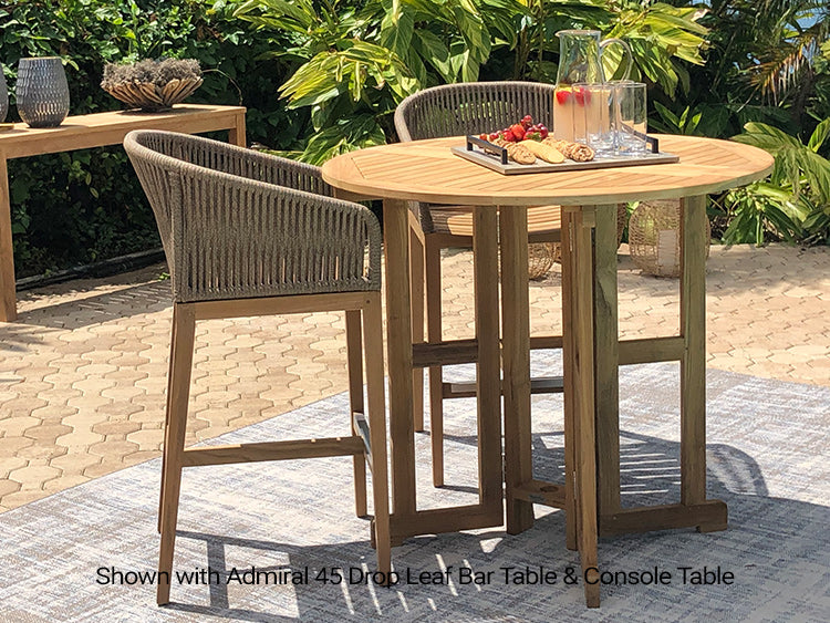 Royal Teak Malibu Bar Chair Desert Sand