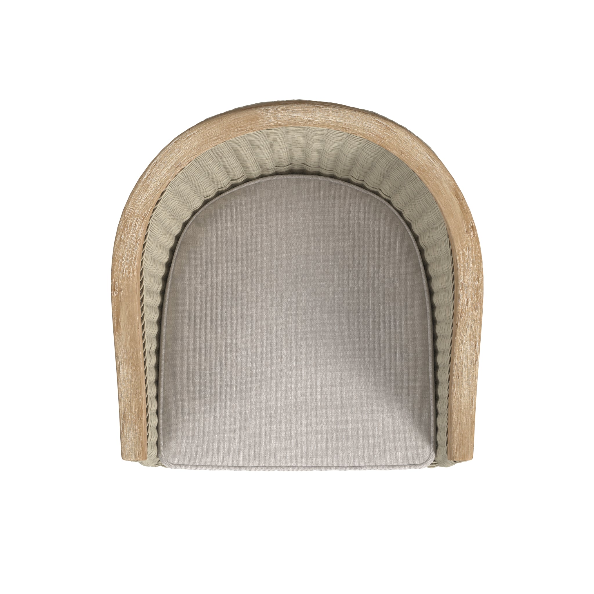 Sunset West Cambria Dining Chair in Canvas Canvas with Self Welt