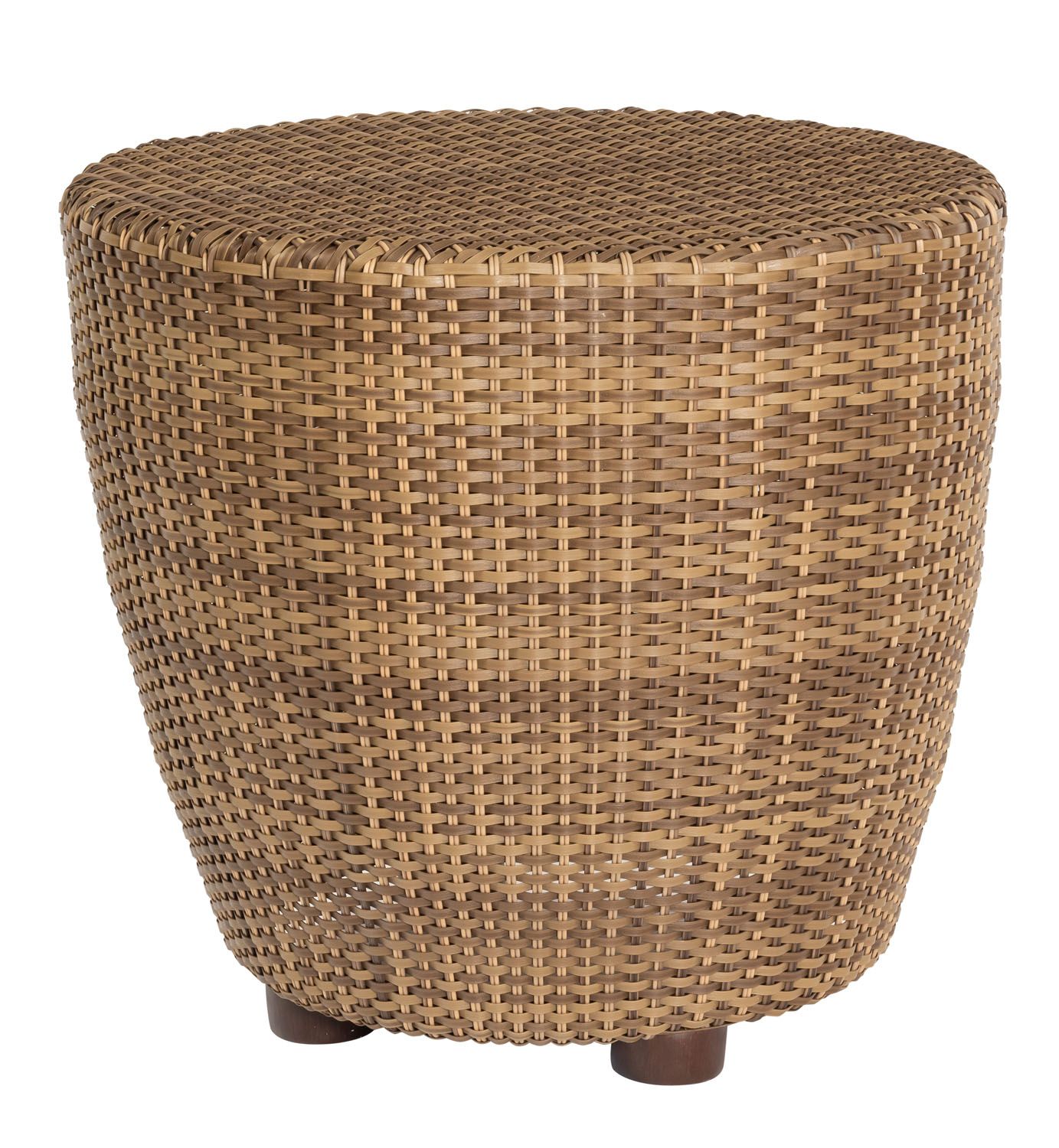 Woodard Saddleback Round Side Table