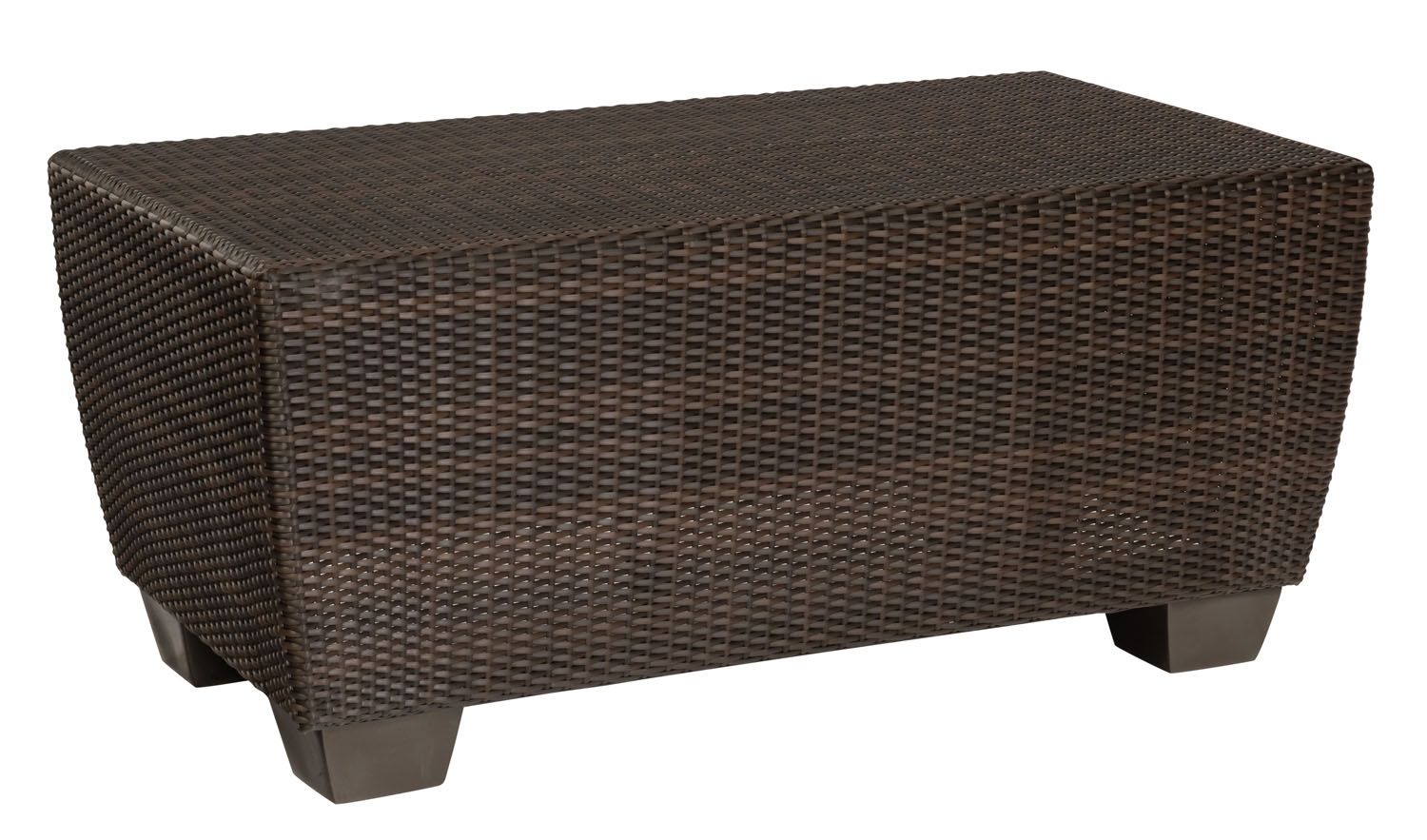 Woodard Saddleback Rectangular Coffee Table