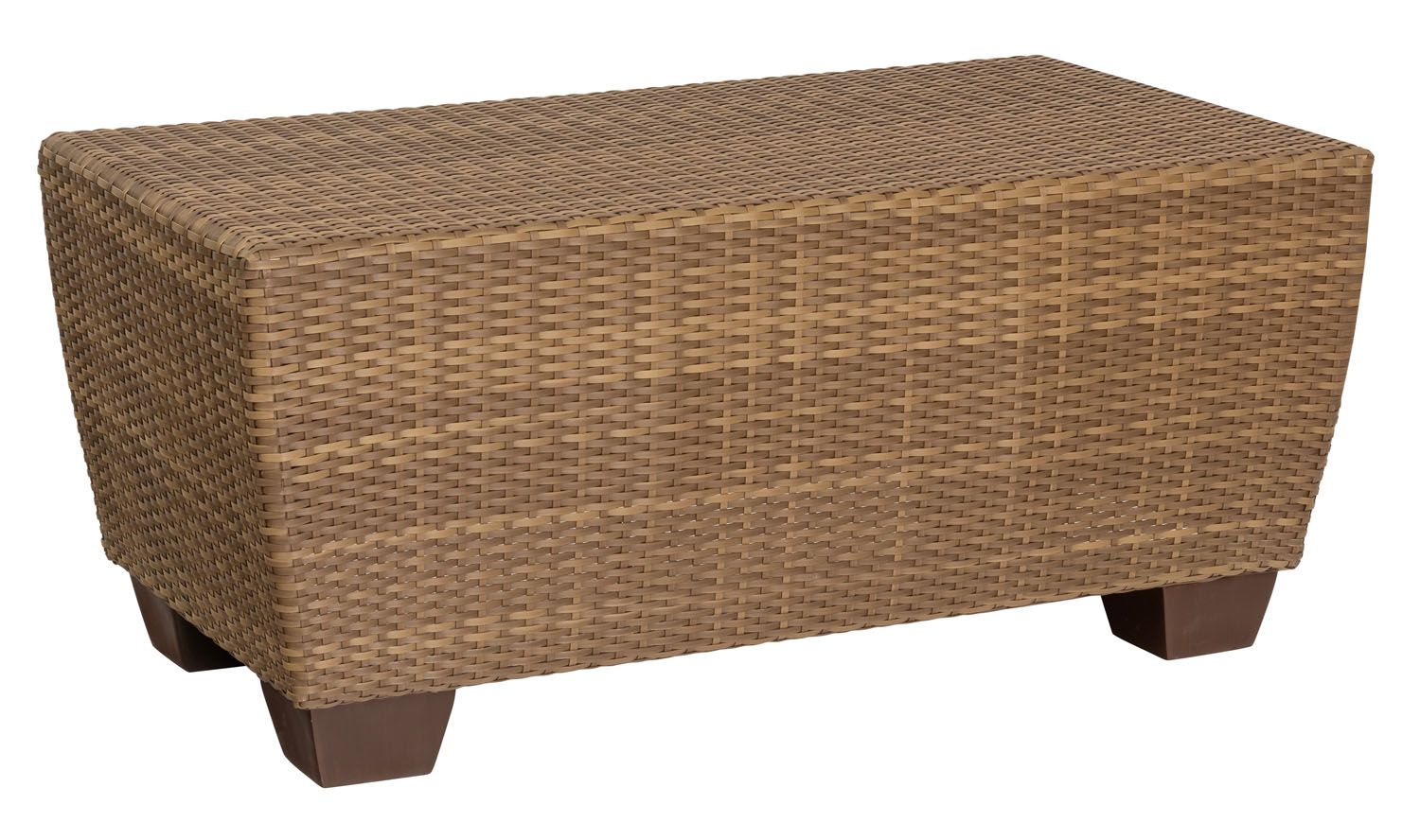 Woodard Saddleback Rectangular Coffee Table