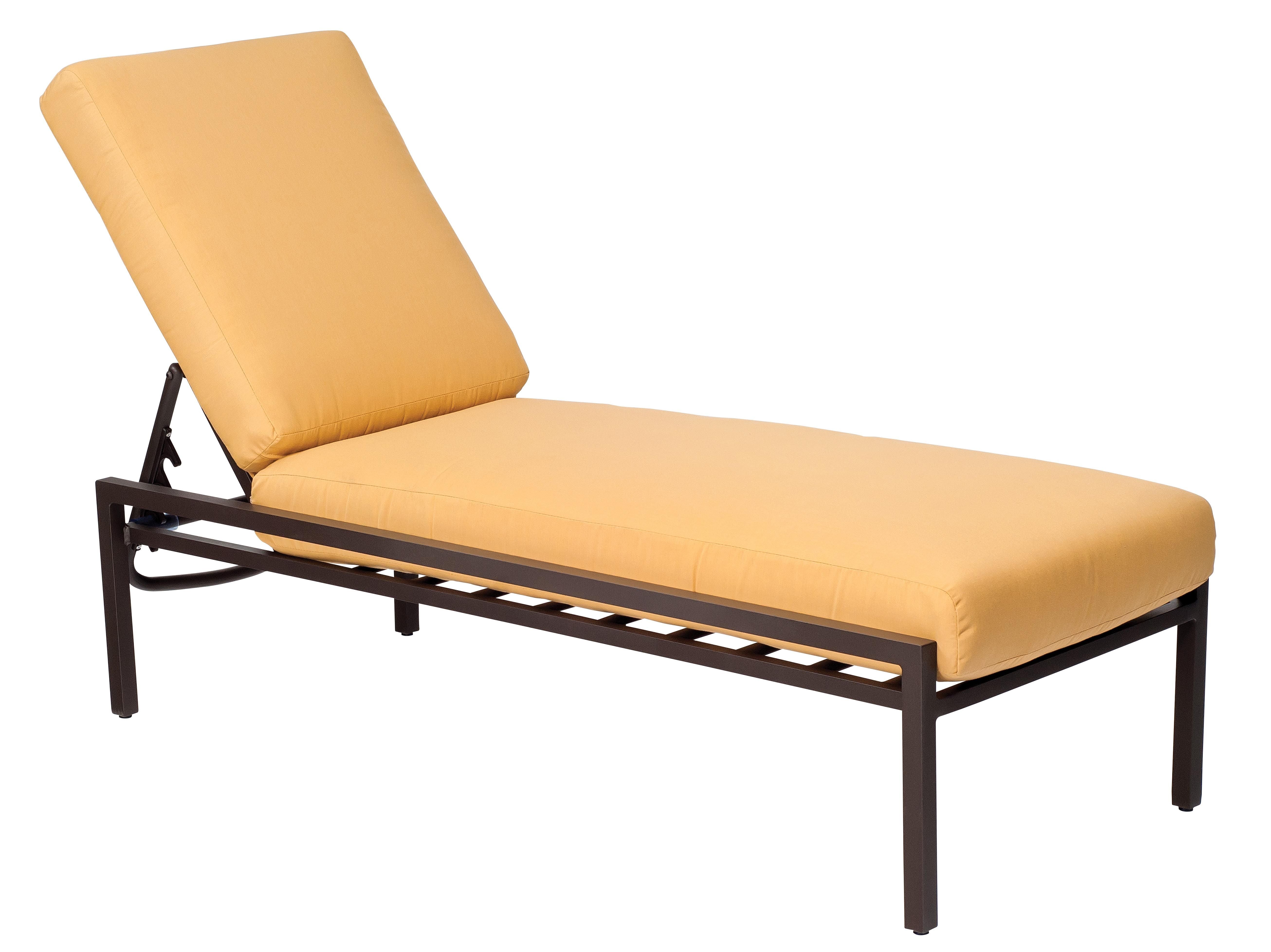 Woodard Salona Adjustable Chaise Lounge, Aged Teak, Beach Bum Creamsicle (Grade A), Grade A Fabric, Garden Chairs, Chaises, Salona, Aluminum, Chaise Lounge, Rectangular, Outdoor