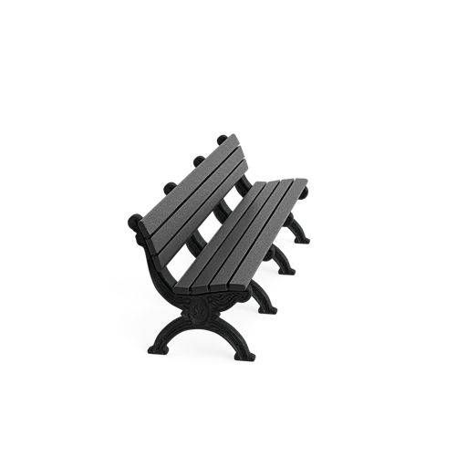 Polly Products Silhouette Backed Bench