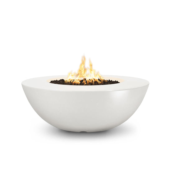The Outdoor Plus 60" Sedona Wide Ledge Concrete Fire Pit - Match Lit