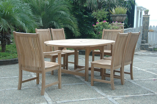 Anderson Teak Bahama Chicago 7-Pieces Dining Chair