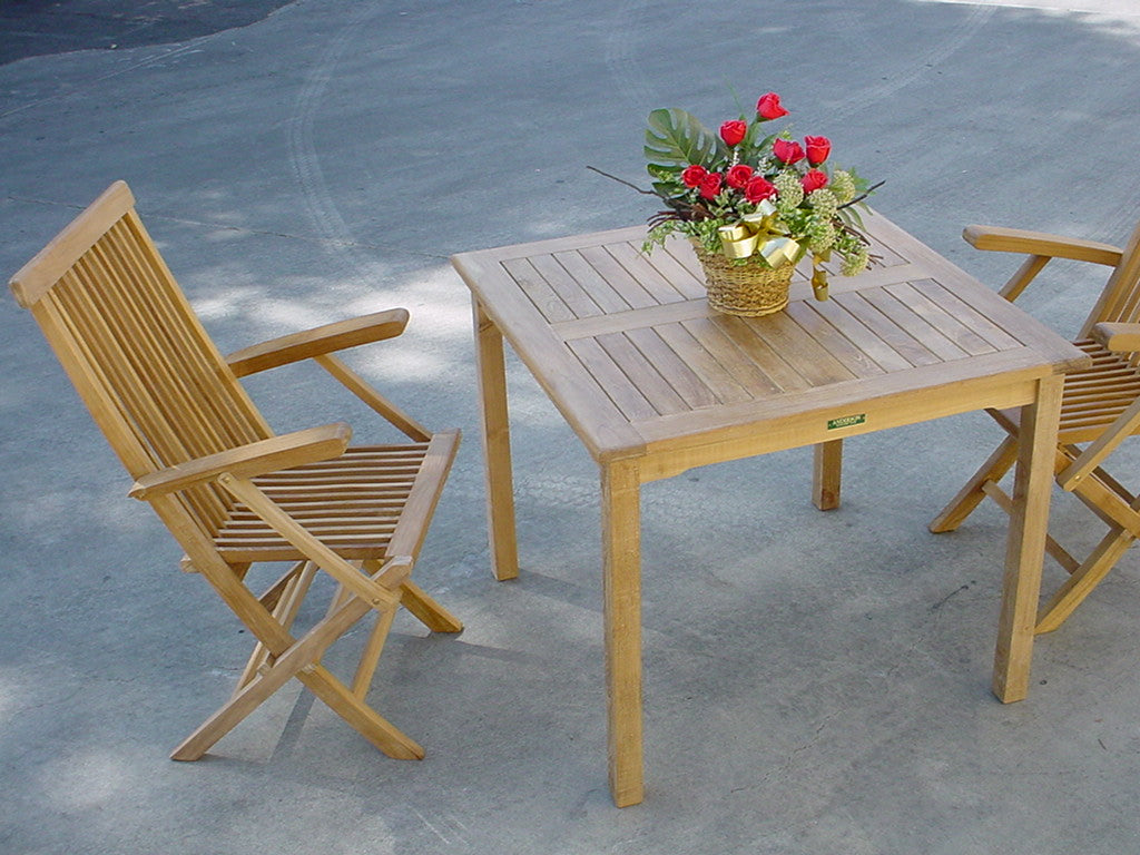 Anderson Teak Bahama Classic 3-Piece Bistro Table