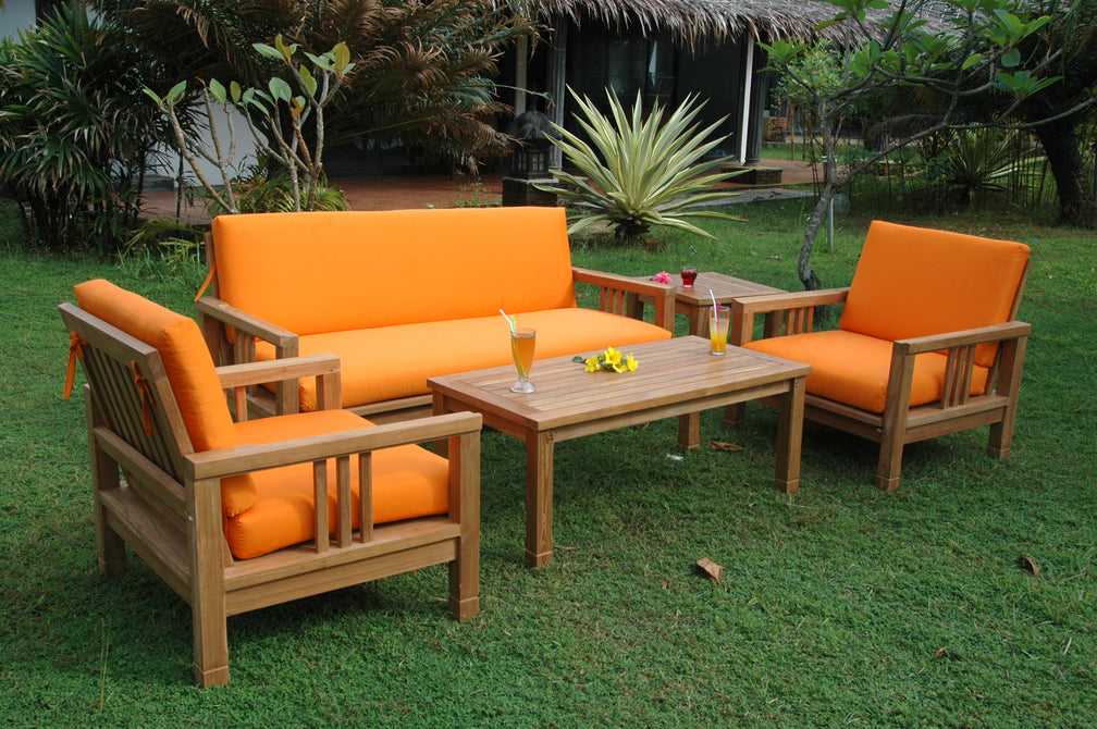 Anderson Teak SouthBay Deep Seating 5-Pieces Conversation Set B
