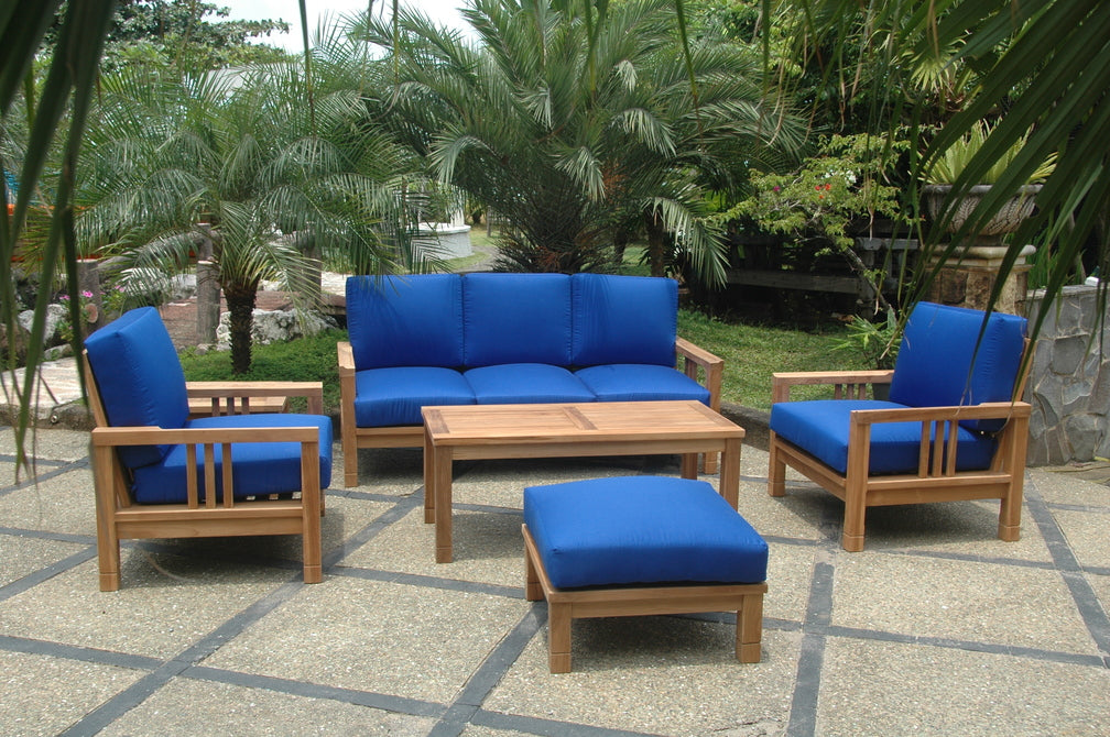 Anderson Teak SouthBay Deep Seating 6-Pieces Conversation Set A