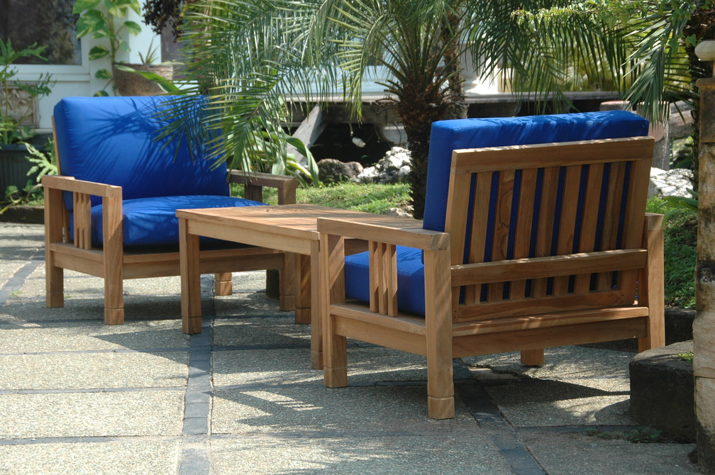 Anderson Teak SouthBay Deep Seating 3-Pieces Conversation Set B