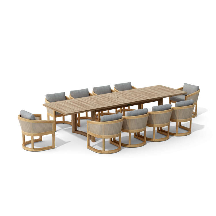 Anderson Teak 11-pc Catania Dining Set