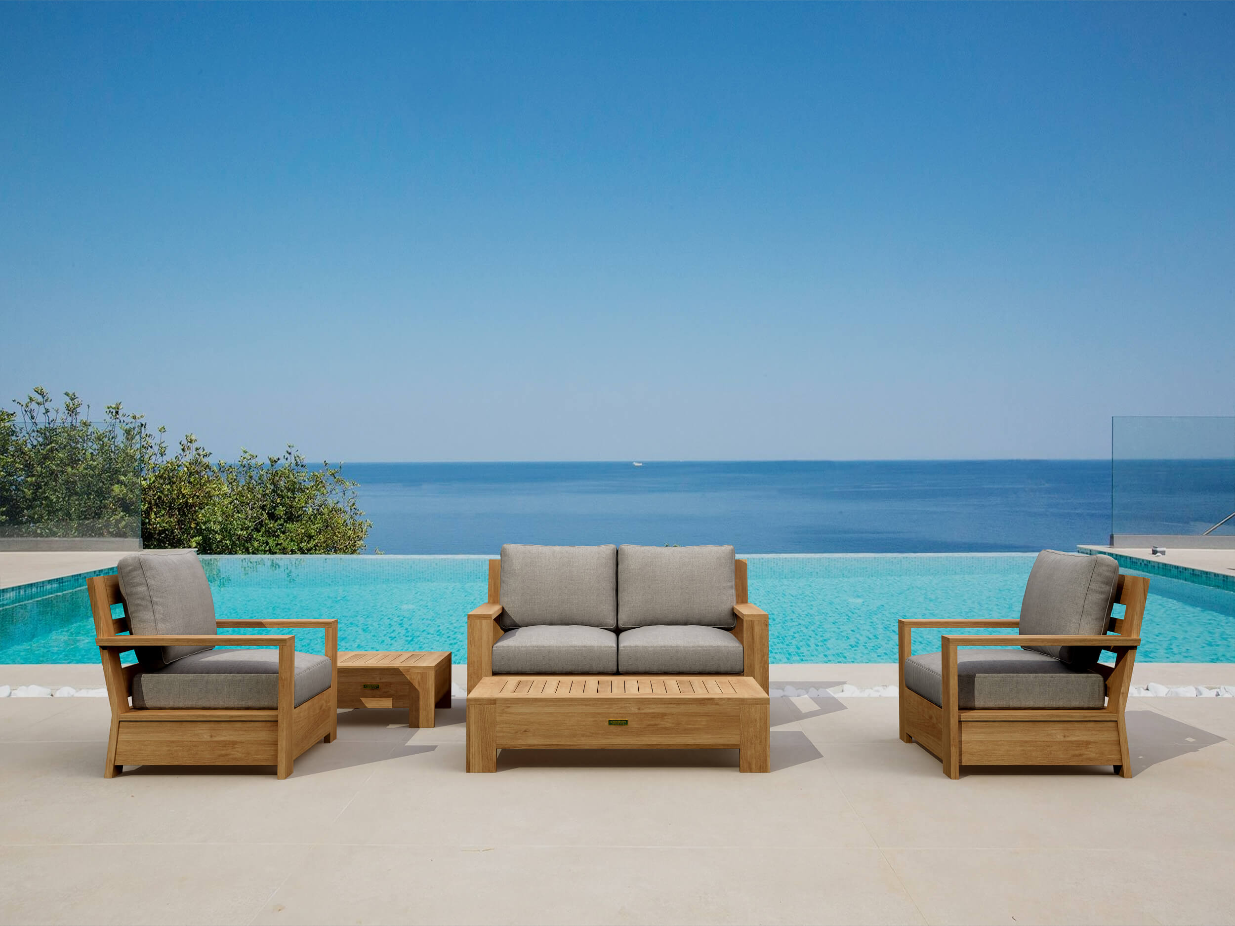Anderson Teak 5-pc Madera Deep Seating - SET-522