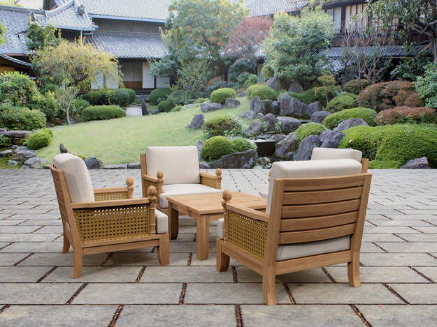 Anderson Teak 5-pc Luxe Modular Deep Seating Set