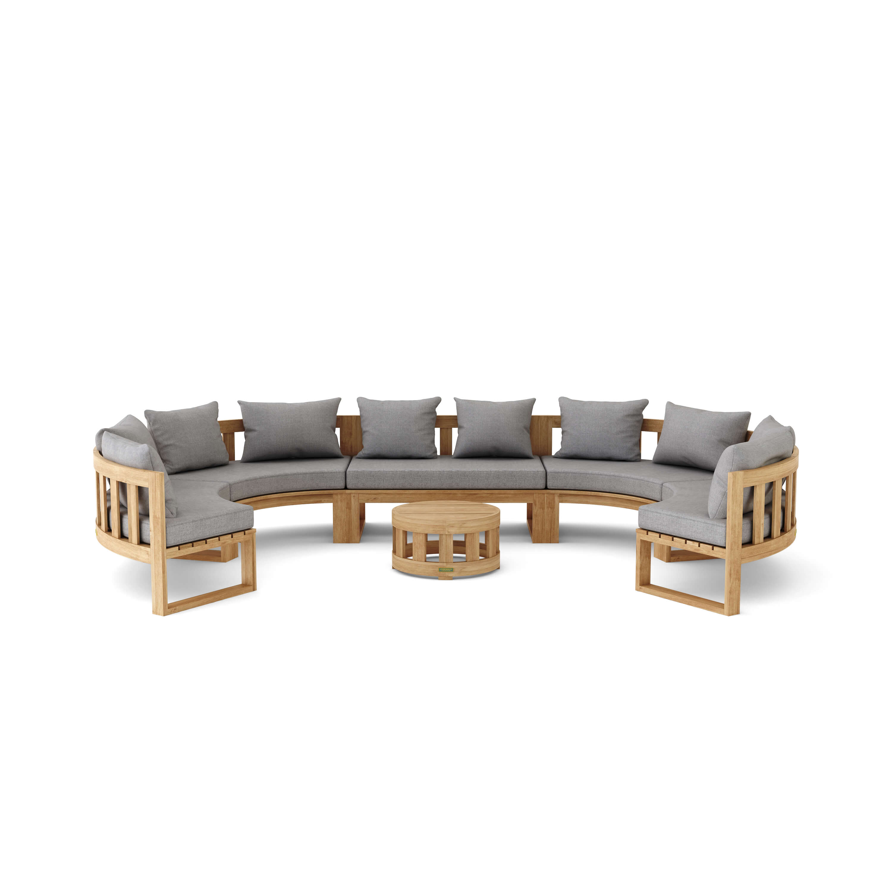 Anderson Teak Circular Modular Deep Seating Set - SET-812