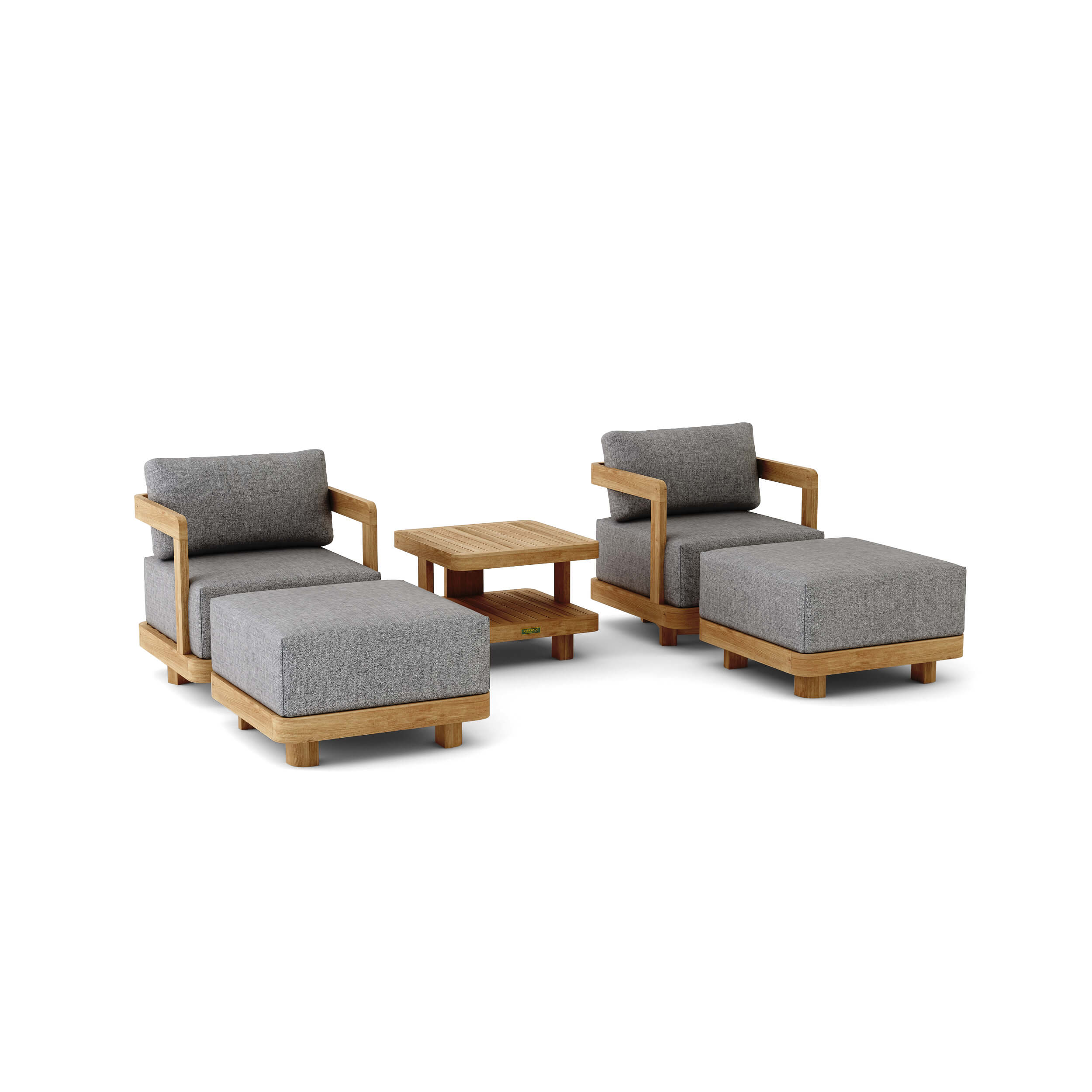 Anderson Teak 5-pc Granada Deep Seating - SET-905