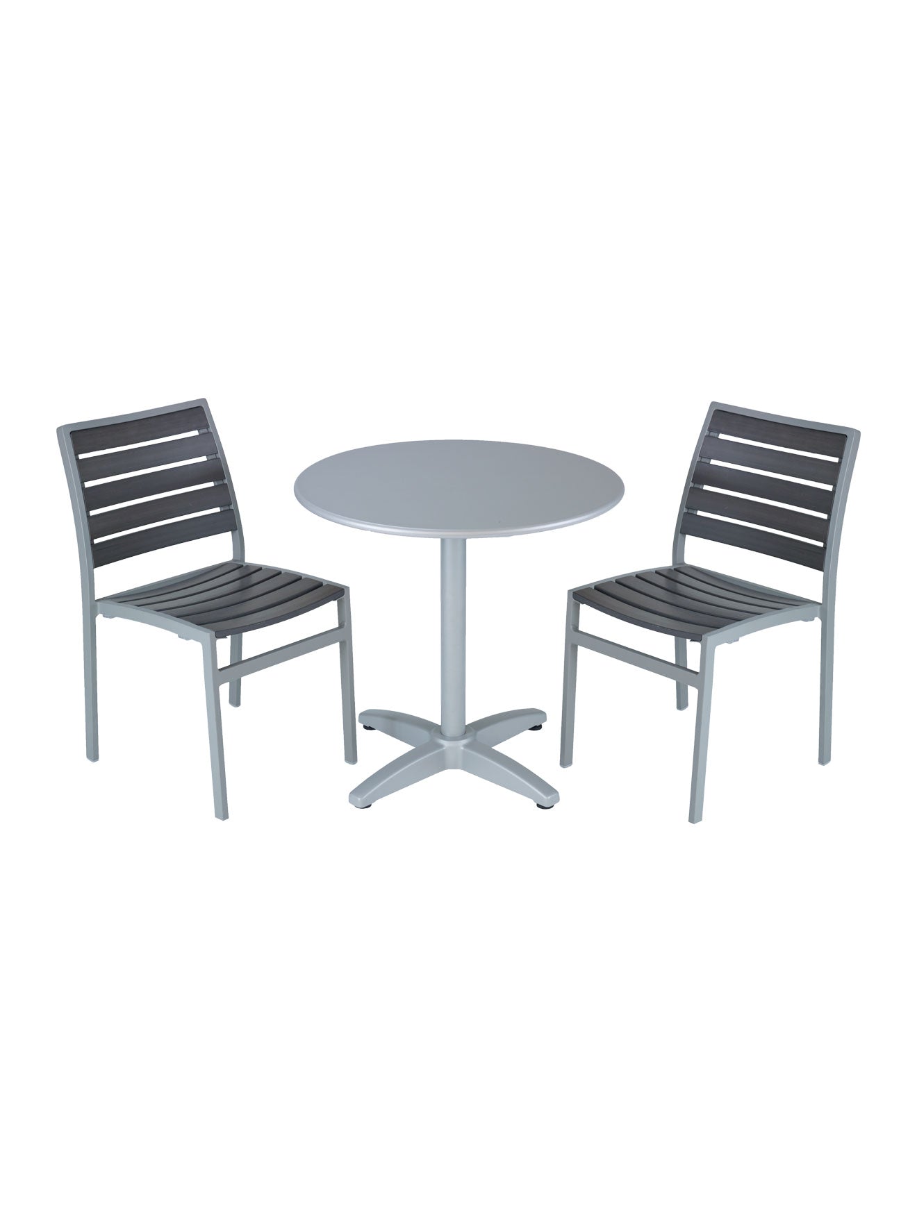 Florida Seating Powder Coating Aluminum Side Chair with Textile Back and Seat - AL-5700S