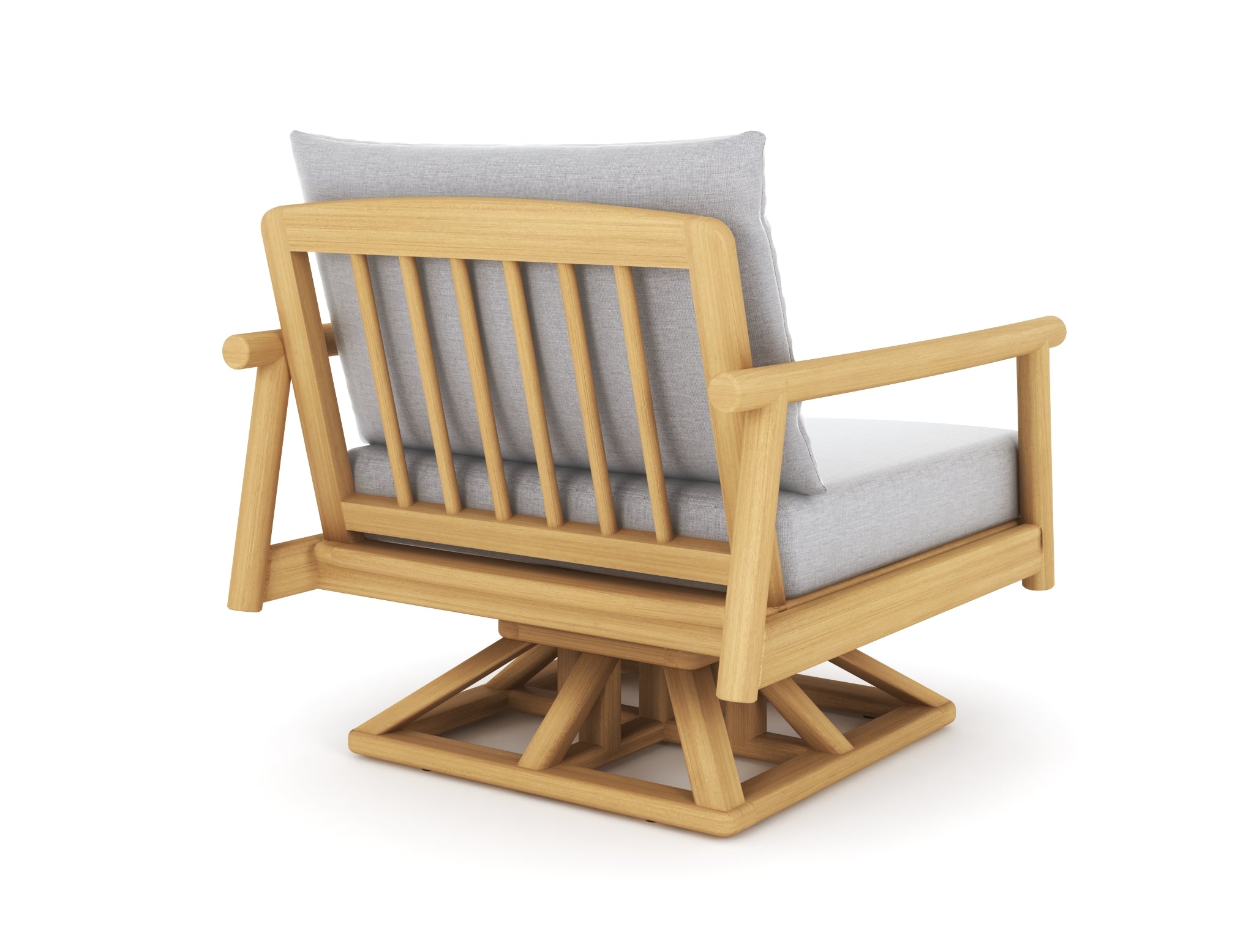 Royal Teak Seville Swivel Chair with Cushions