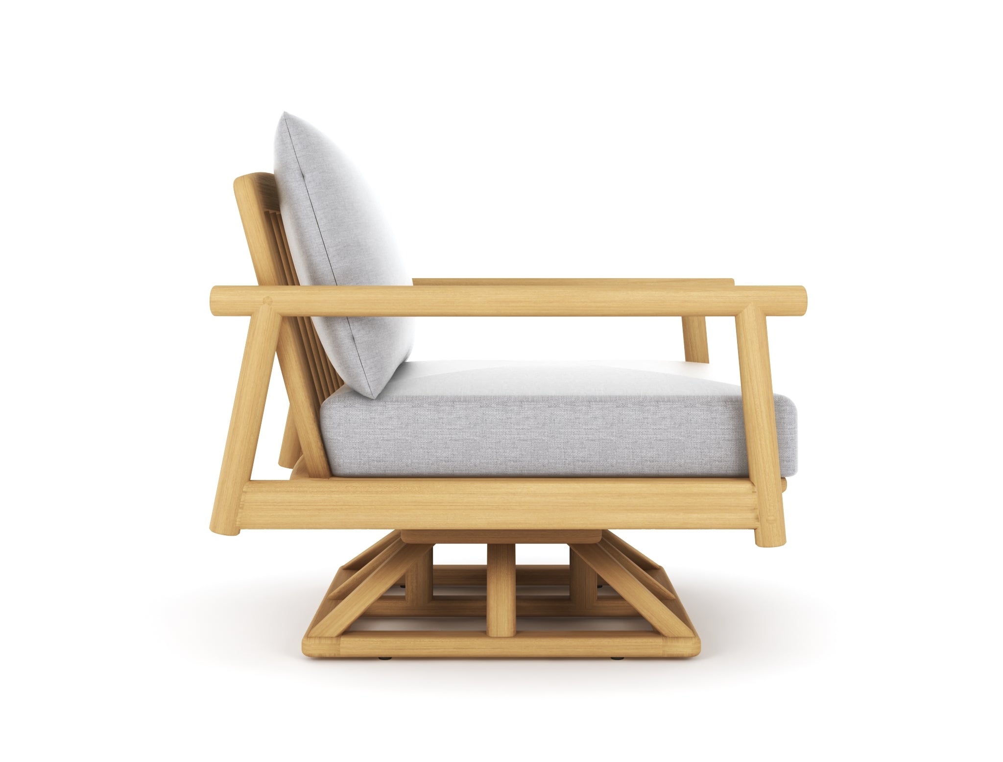 Royal Teak Seville Swivel Chair with Cushions