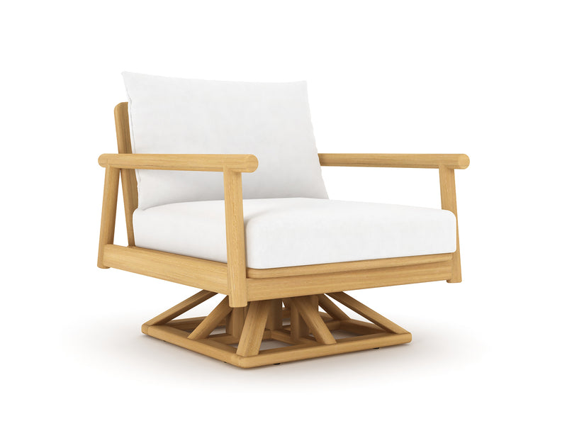 Royal Teak Seville Swivel Chair with Cushions