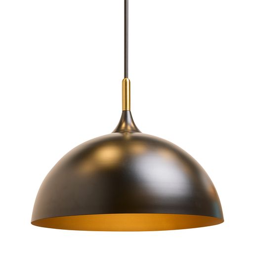 Sunpan Lohn Pendant Light Matte Black / Matte White