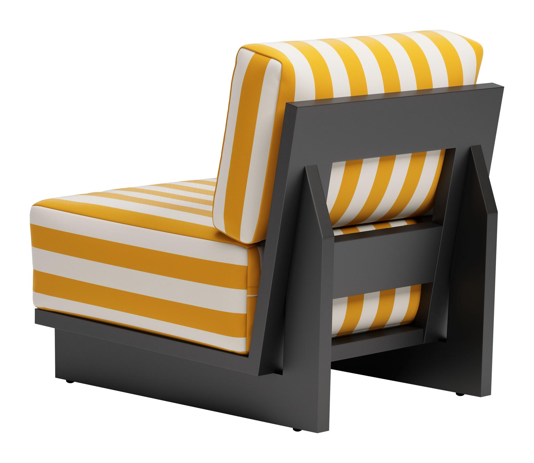 Zuo Modern Shoreline Accent Chair in Yellow