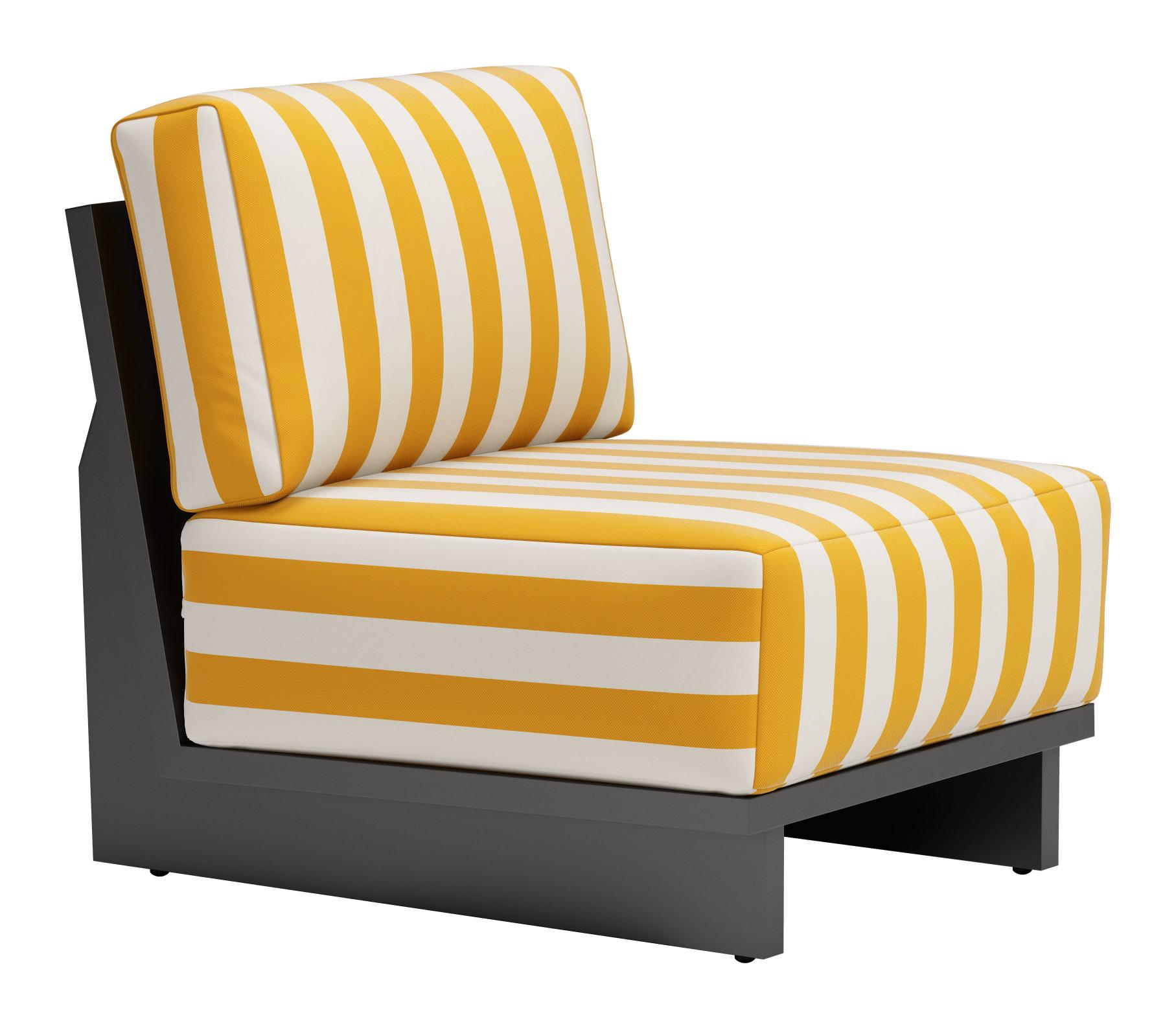 Zuo Modern Shoreline Accent Chair in Yellow
