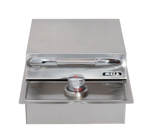 Bull BBQ Single Stainless Steel Sideburner - Drop In - LP/NG
