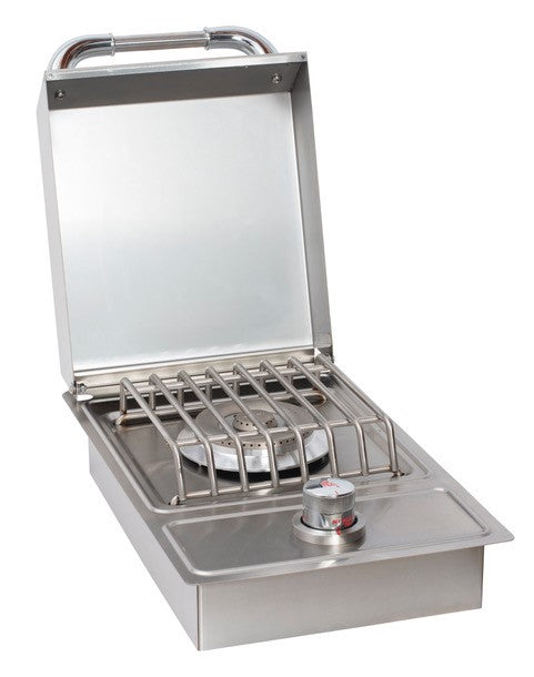 Bull BBQ Single Stainless Steel Sideburner - Drop In - LP/NG