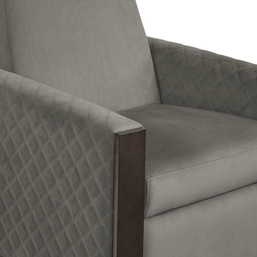 Sunpan Elvina Recliner - Antonio Charcoal