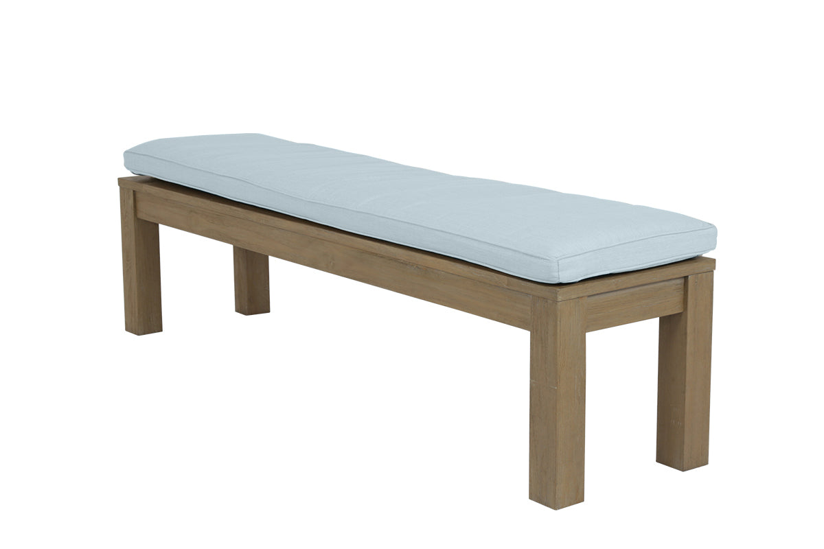 Sunset West Dining Bench in Coastal Teak