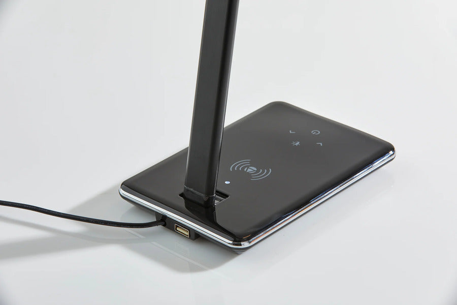 Adesso Declan LED AdessoCharge Wireless Charging Multi-Function Desk Lamp