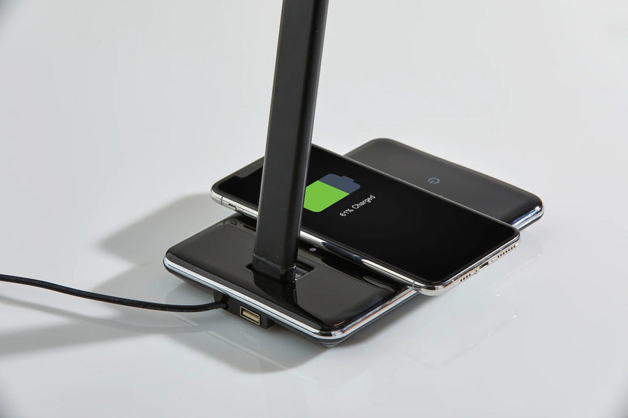 Adesso Declan LED AdessoCharge Wireless Charging Multi-Function Desk Lamp