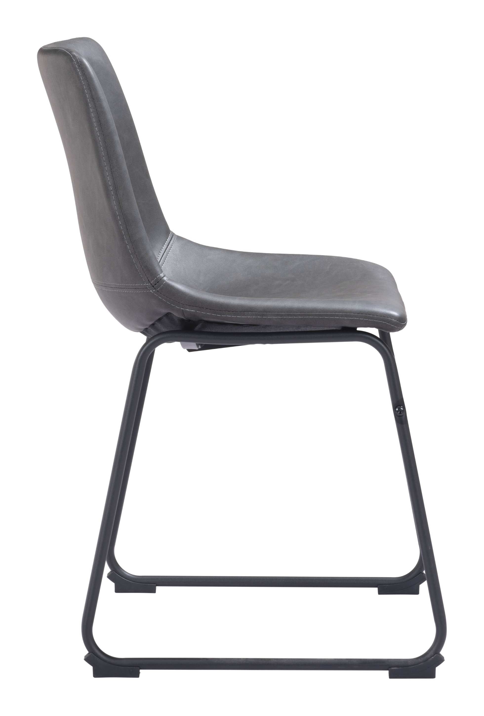 Zuo Modern Smart Dining Chair in Black/Ivory/Charcoal