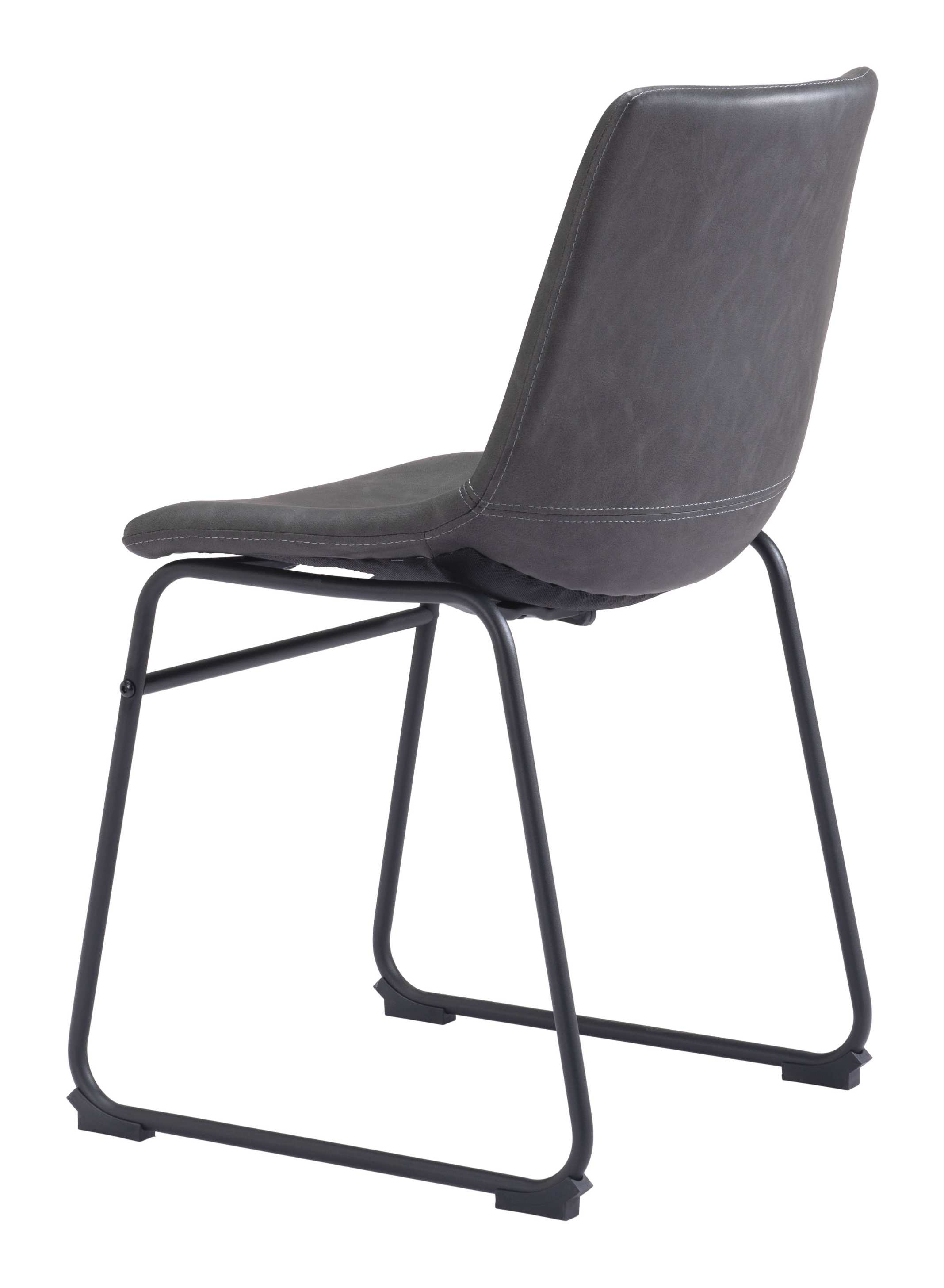 Zuo Modern Smart Dining Chair in Black/Ivory/Charcoal