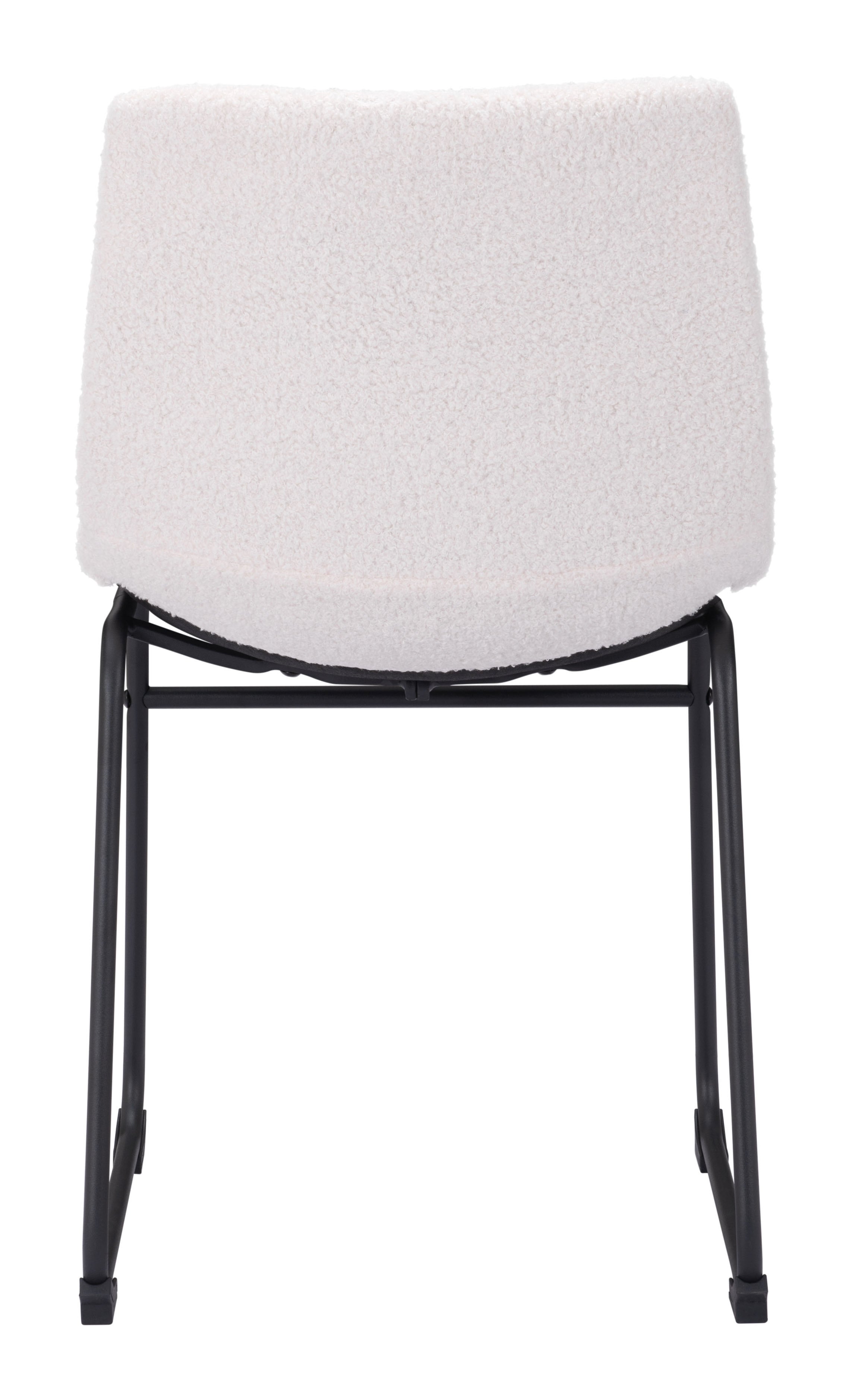 Zuo Modern Smart Dining Chair in Black/Ivory/Charcoal